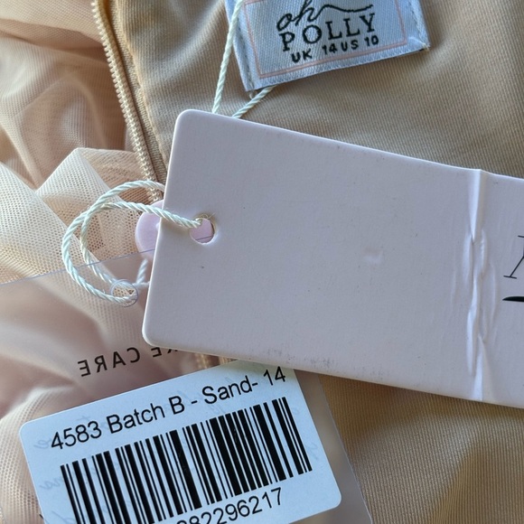 Oh Polly Blush Long Sleeve Dress - Picture 7 of 12